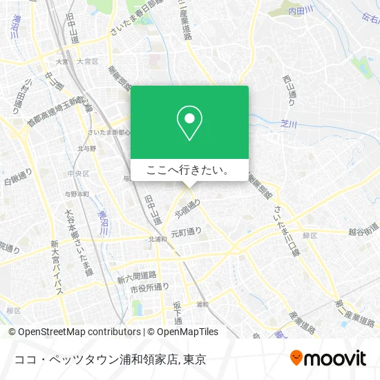 ココ・ペッツタウン浦和領家店地図