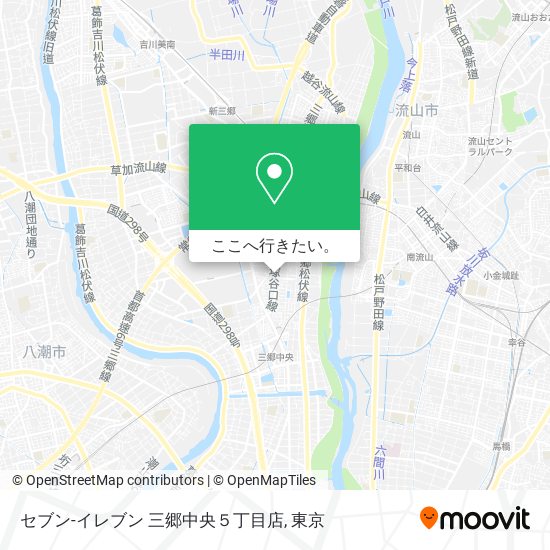 セブン-イレブン 三郷中央５丁目店地図