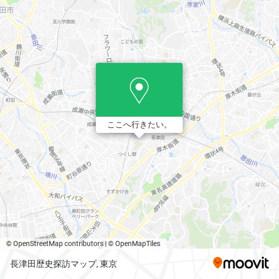 長津田歴史探訪マップ地図