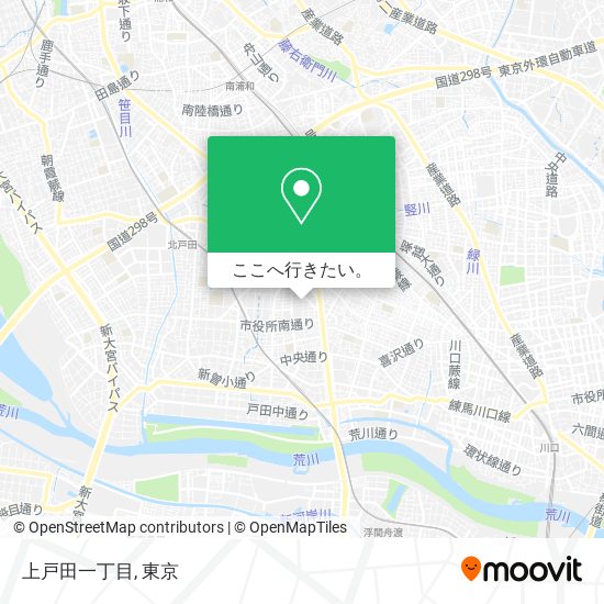 上戸田一丁目地図