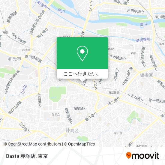Basta 赤塚店地図