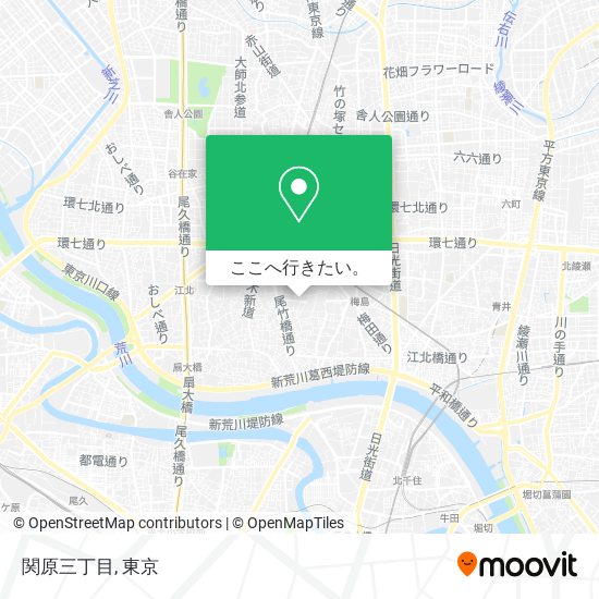 関原三丁目地図