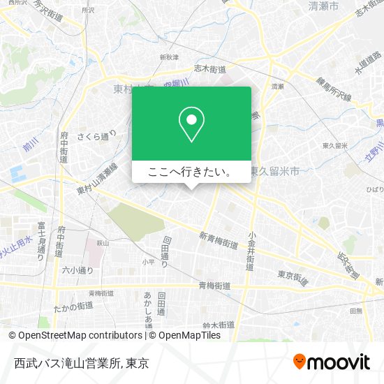 西武バス滝山営業所地図