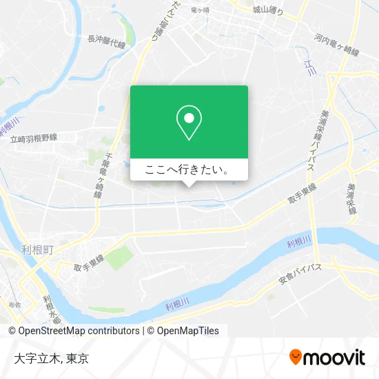 大字立木地図