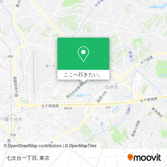 七次台一丁目地図