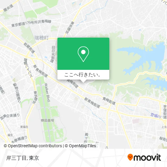 岸三丁目地図
