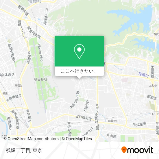 残堀二丁目地図