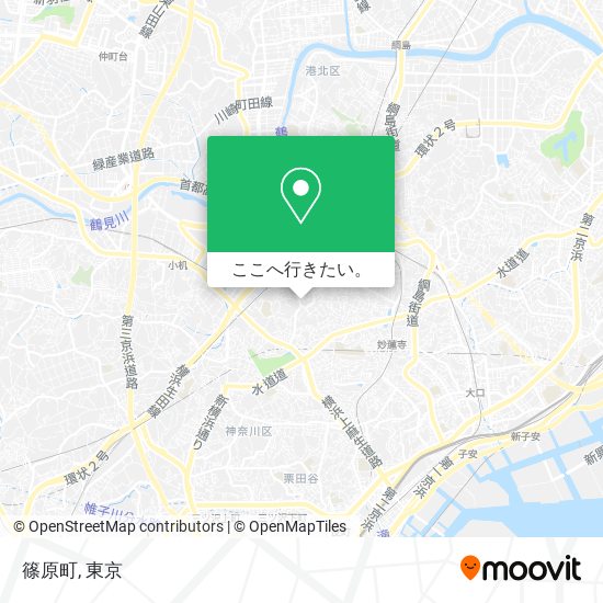 篠原町地図