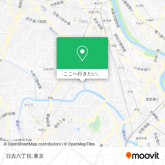 日吉六丁目地図