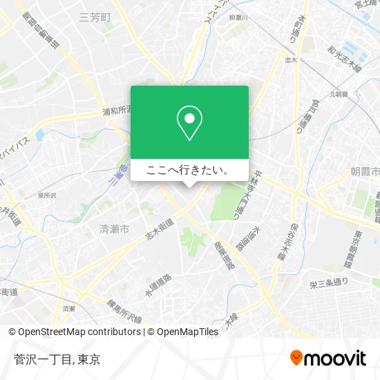 菅沢一丁目地図