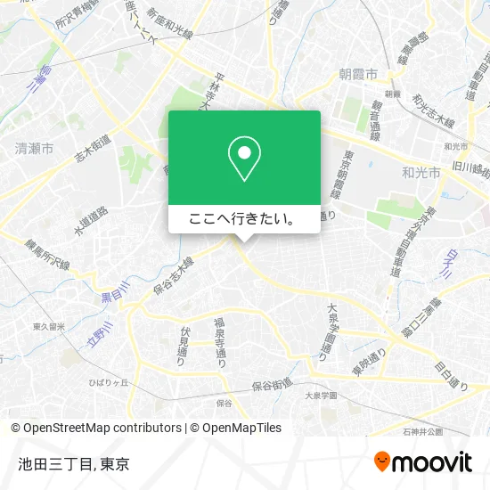 池田三丁目地図