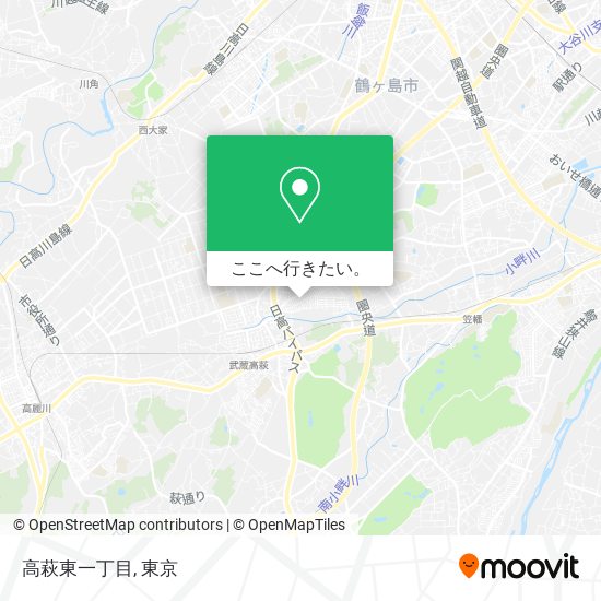 高萩東一丁目地図