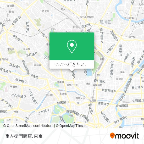 重左衛門商店地図