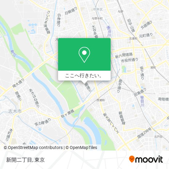 新開二丁目地図