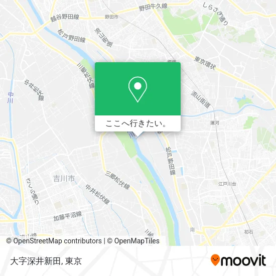 大字深井新田地図