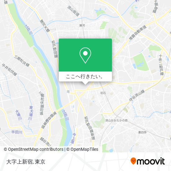大字上新宿地図