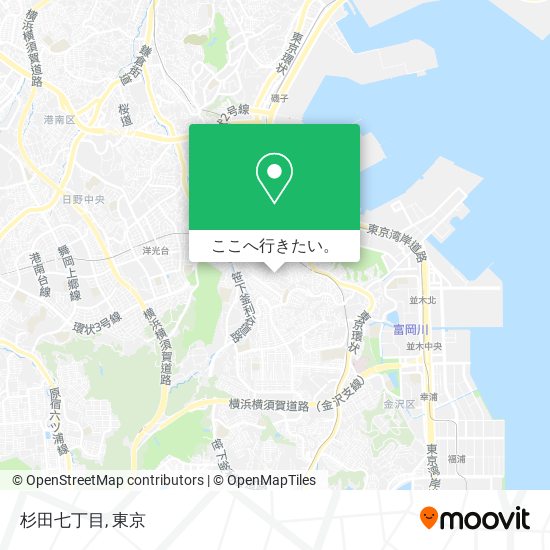 杉田七丁目地図