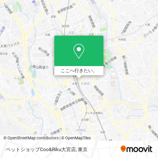 ペットショップCoo&Riku大宮店地図