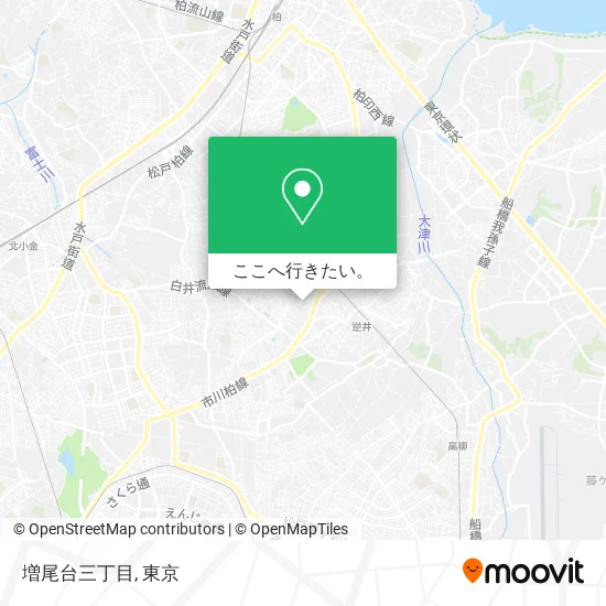 増尾台三丁目地図