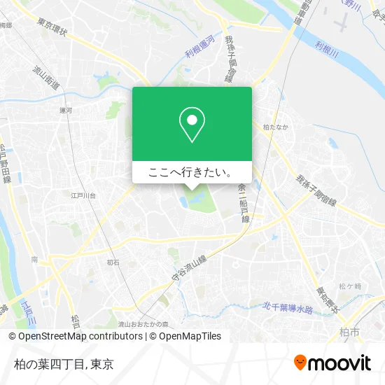 柏の葉四丁目地図