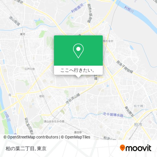 柏の葉二丁目地図
