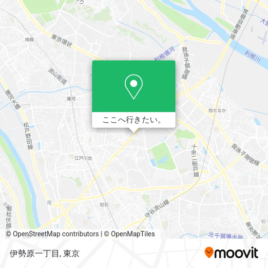 伊勢原一丁目地図