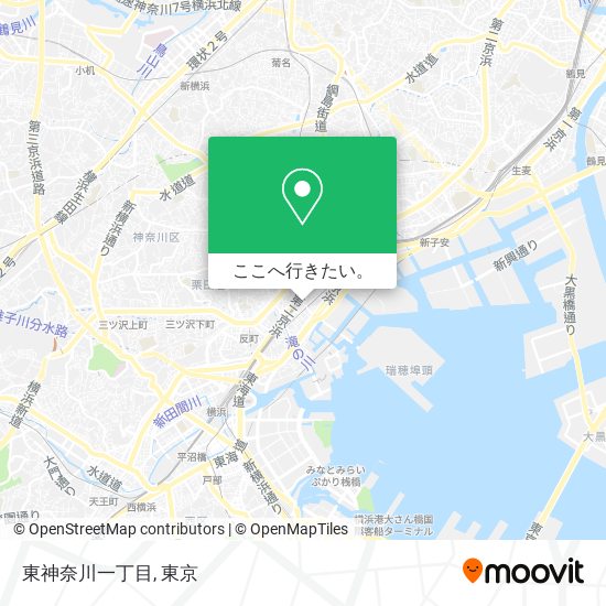 東神奈川一丁目地図
