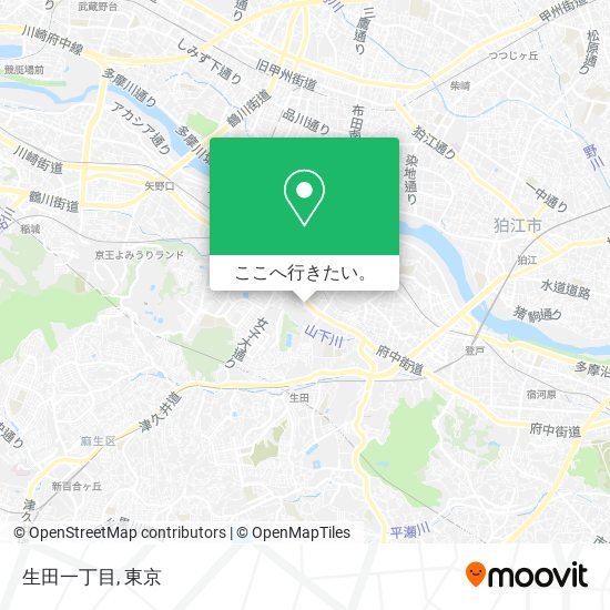 生田一丁目地図