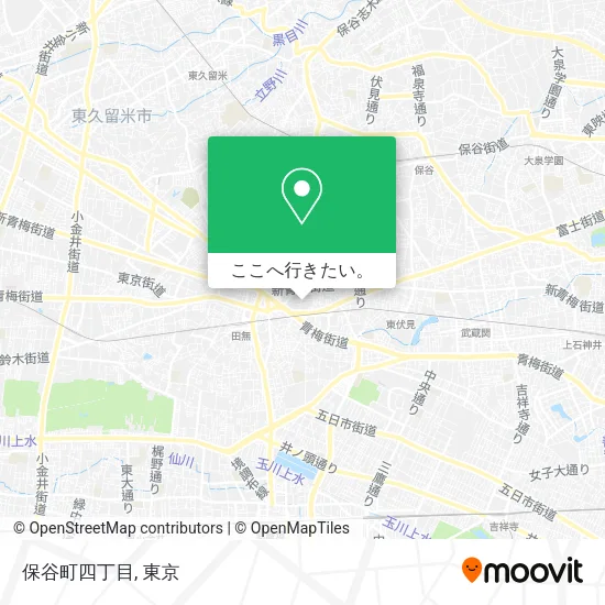 保谷町四丁目地図