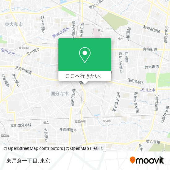 東戸倉一丁目地図