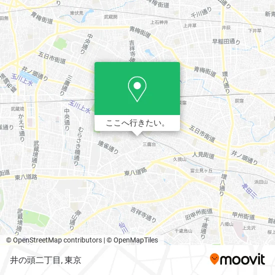 井の頭二丁目地図