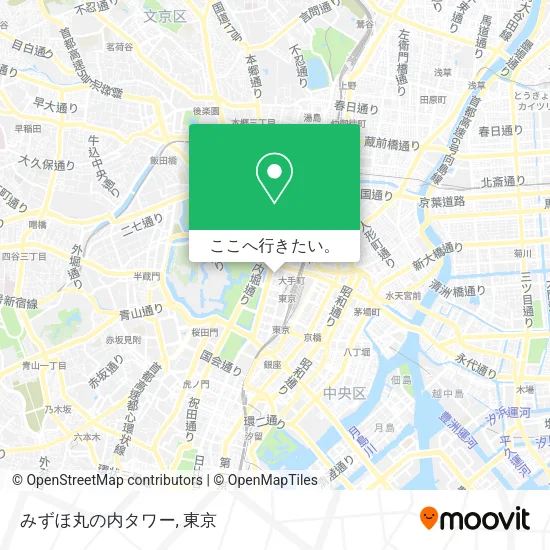 みずほ丸の内タワー地図