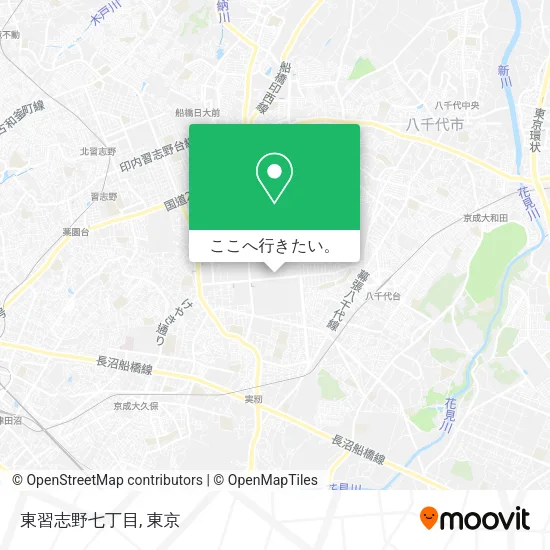 東習志野七丁目地図