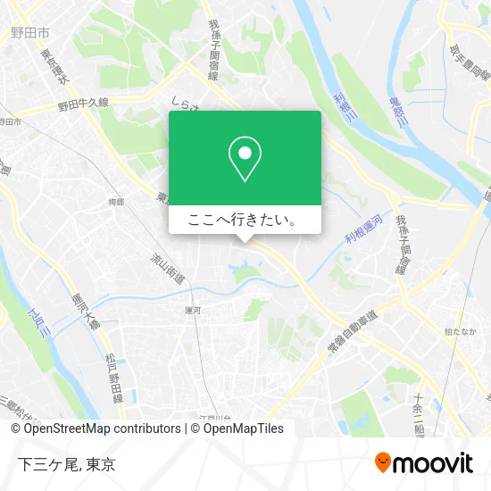 下三ケ尾地図