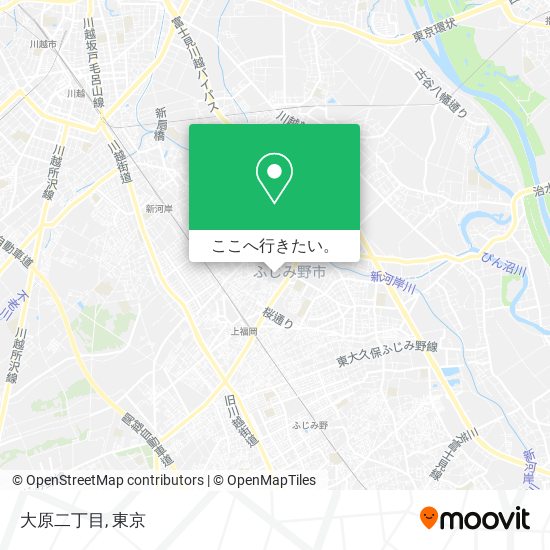 大原二丁目地図