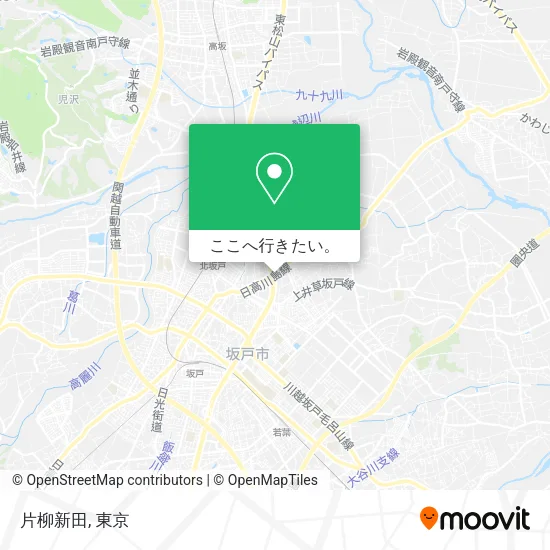 片柳新田地図