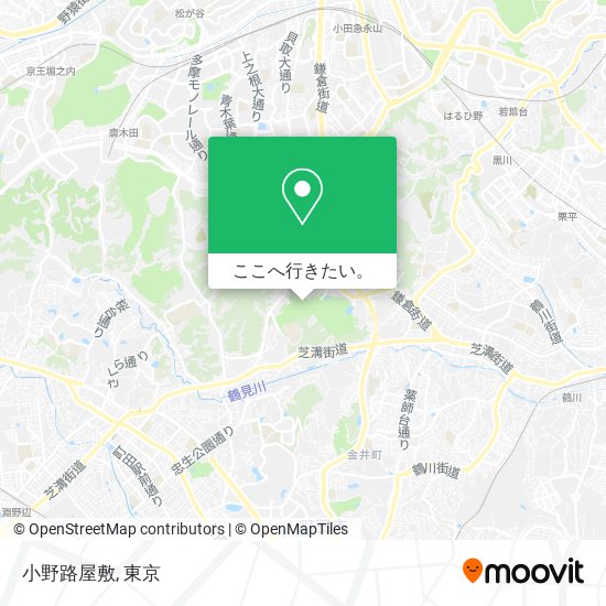 小野路屋敷地図