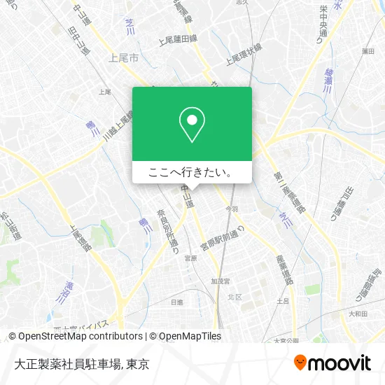 大正製薬社員駐車場地図