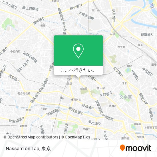 Nassam on Tap地図