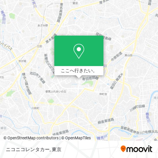 ニコニコレンタカー地図