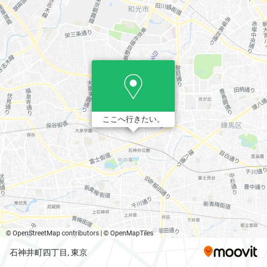 石神井町四丁目地図