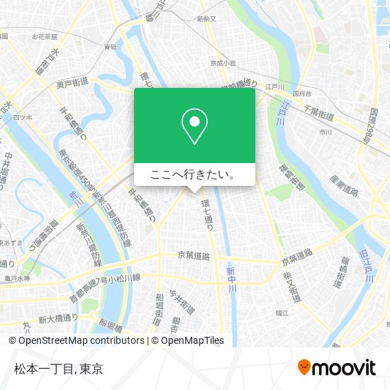 松本一丁目地図