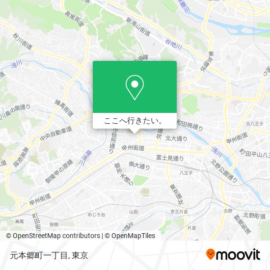 元本郷町一丁目地図