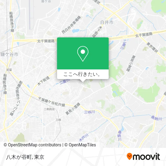 八木が谷町地図