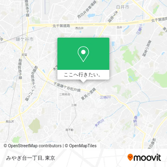 みやぎ台一丁目地図