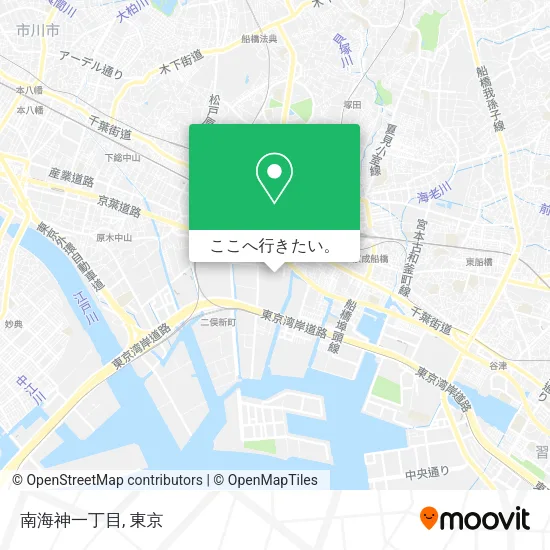 南海神一丁目地図