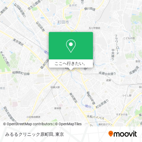 みるるクリニック原町田地図