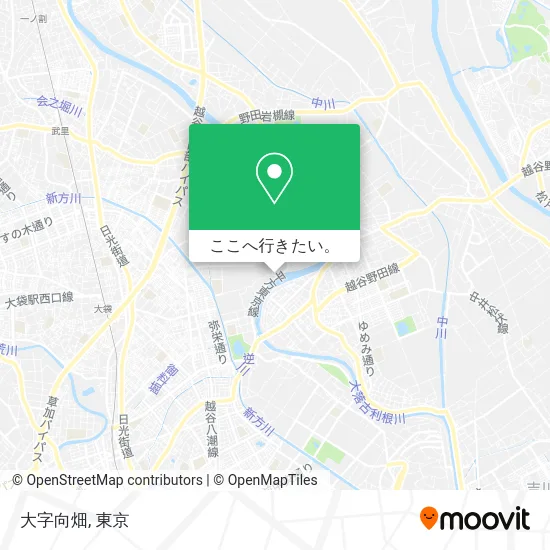 大字向畑地図