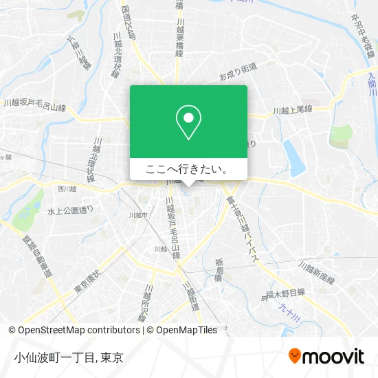 小仙波町一丁目地図