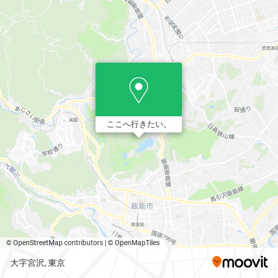 大字宮沢地図